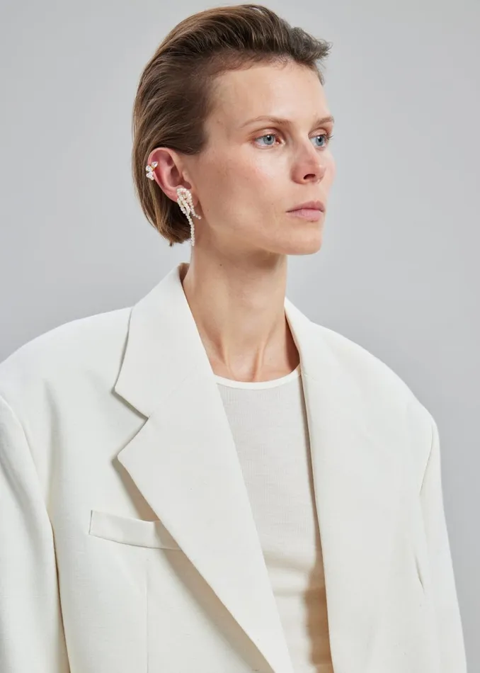 Women The Frankie Shop Accessories Completedworks The Break Between The Clouds Earrings Pearlgold Verm