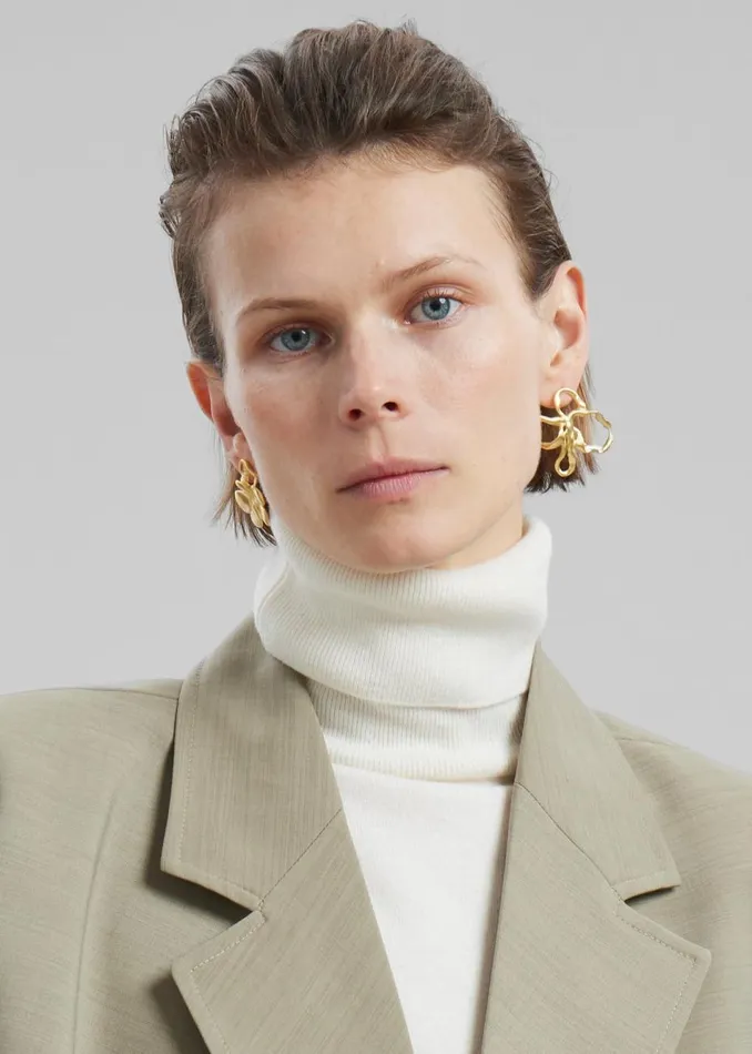 Women The Frankie Shop Accessories Completedworks The Past Within The Present Earrings Gold Plated