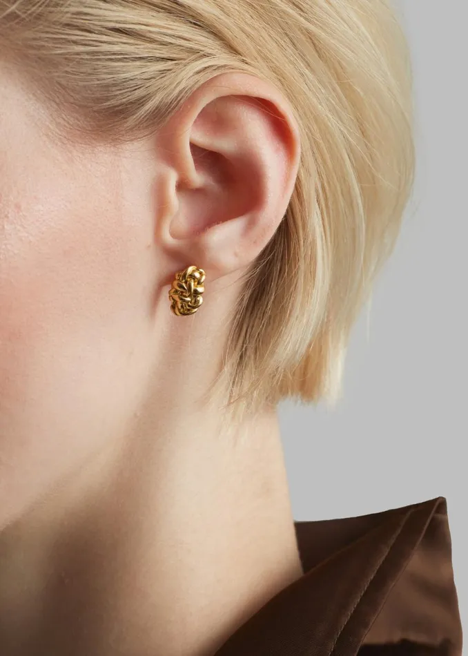 Women The Frankie Shop Accessories Completedworks The Paths Of Memory Earrings Gold Vermeil
