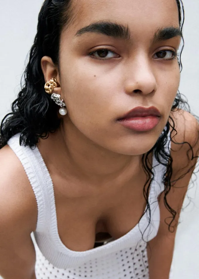 Women The Frankie Shop Accessories Completedworks The Paths Of Memory Earrings Gold Vermeil