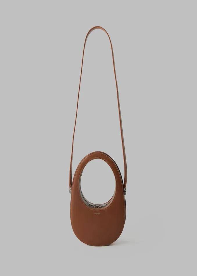 Women The Frankie Shop Accessories Coperni Crossbody Mini Swipe Bag Camel