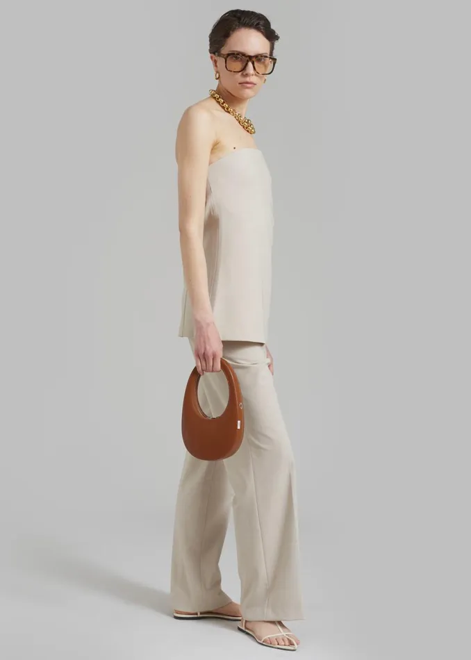 Women The Frankie Shop Accessories Coperni Crossbody Mini Swipe Bag Camel