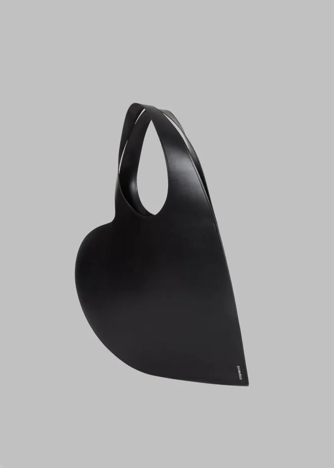 Women The Frankie Shop Accessories Coperni Heart Tote Bag Black
