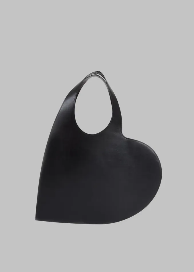 Women The Frankie Shop Accessories Coperni Heart Tote Bag Black
