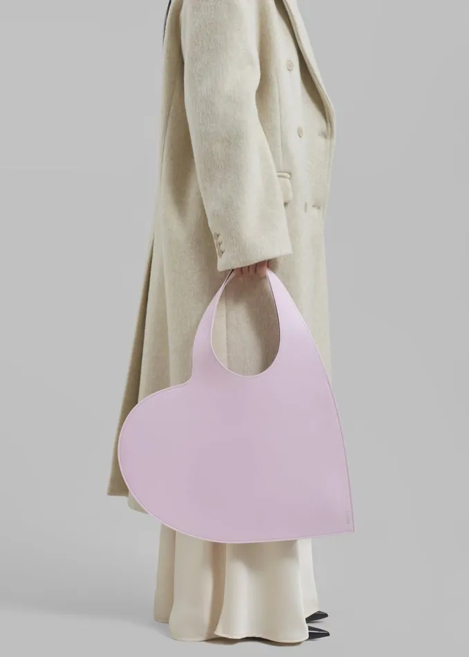 Women The Frankie Shop Accessories Coperni Heart Tote Bag Light Pink