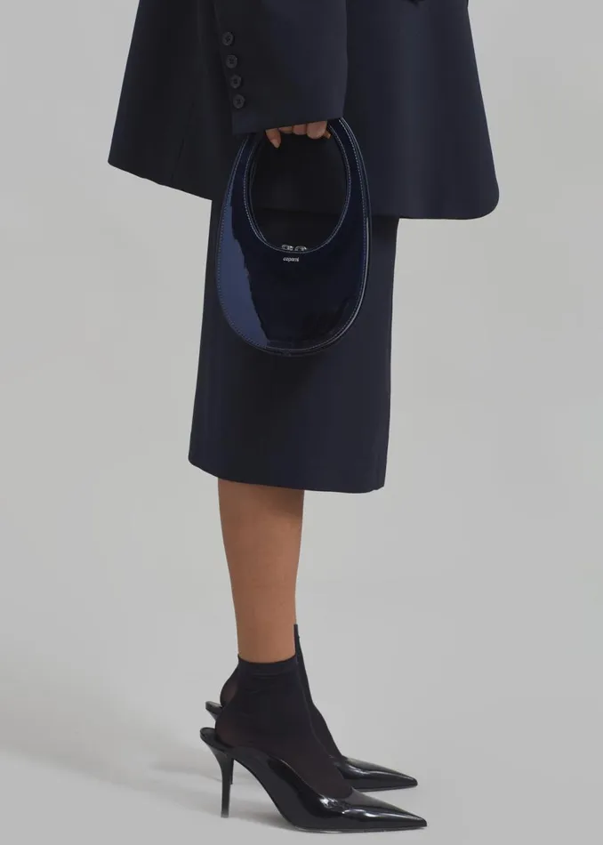 Women The Frankie Shop Accessories Coperni Mini Swipe Bag Blue