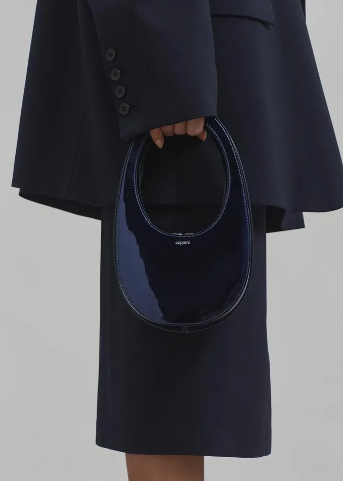 Women The Frankie Shop Accessories Coperni Mini Swipe Bag Blue