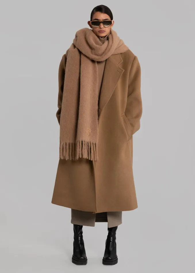 Women The Frankie Shop Accessories Frankie Lanne Scarf Camel