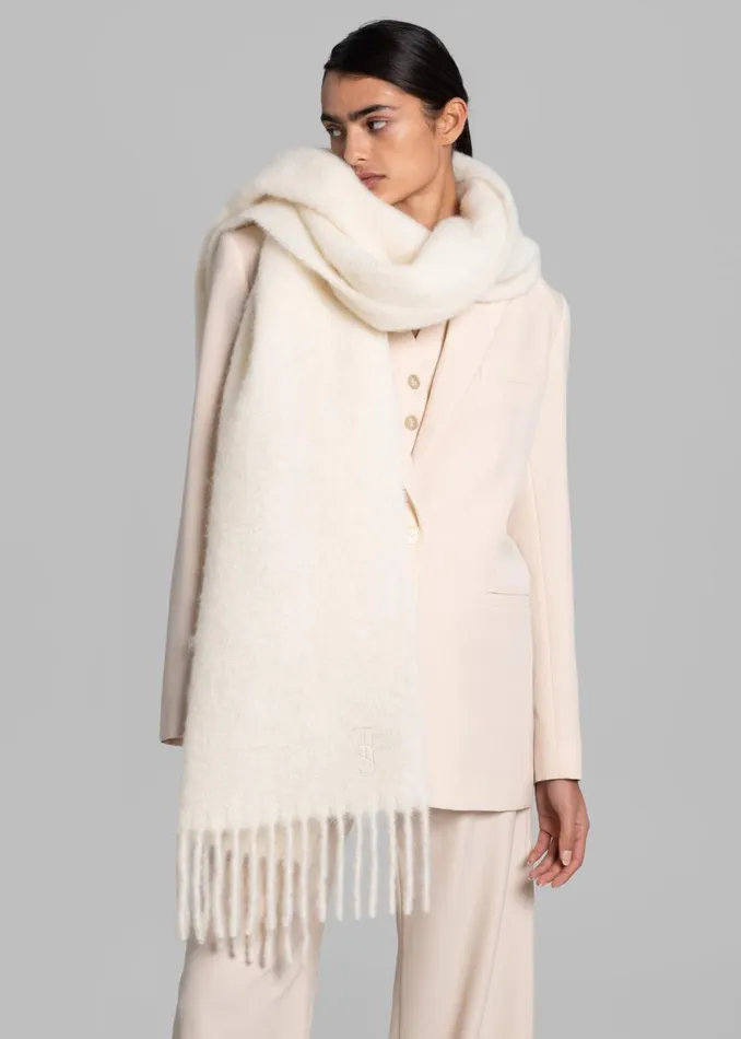 Women The Frankie Shop Accessories Frankie Lanne Scarf Off White