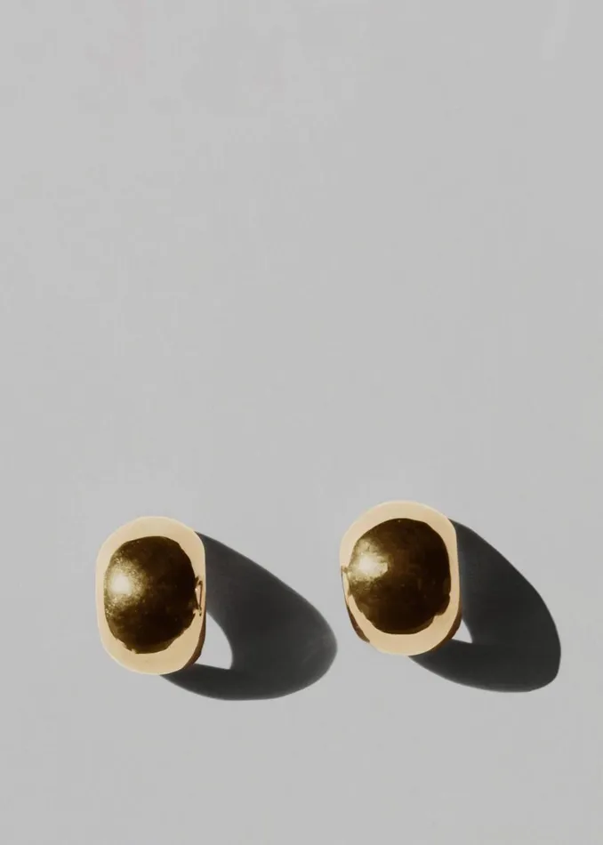 Women The Frankie Shop Accessories Jasmin Sparrow Classic Hoops Gold