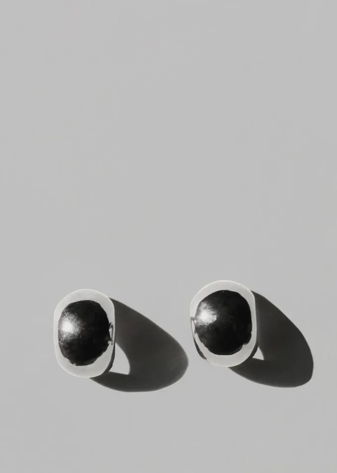 Women The Frankie Shop Accessories Jasmin Sparrow Classic Hoops Silver