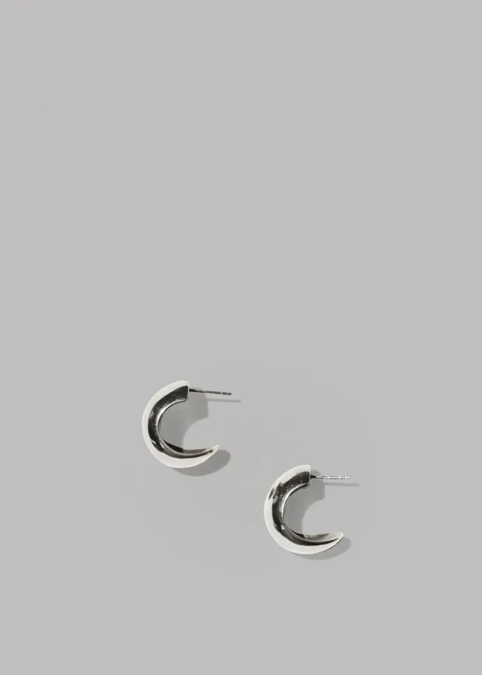 Women The Frankie Shop Accessories Jasmin Sparrow Classic Hoops Silver