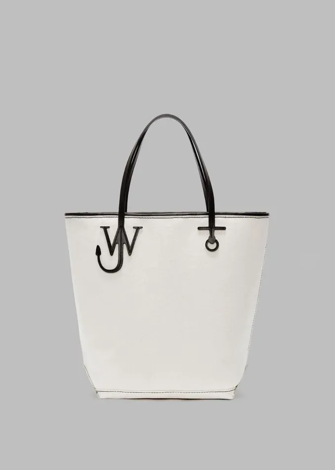 Women The Frankie Shop Accessories JW Anderson Anchor Tall Tote Naturalblack