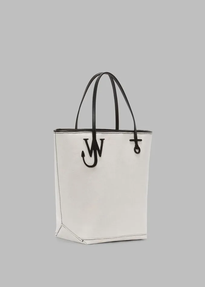 Women The Frankie Shop Accessories JW Anderson Anchor Tall Tote Naturalblack