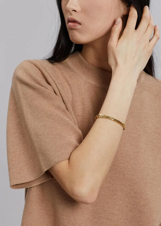 Women The Frankie Shop Accessories Laura Lombardi Greca Bracelet Gold
