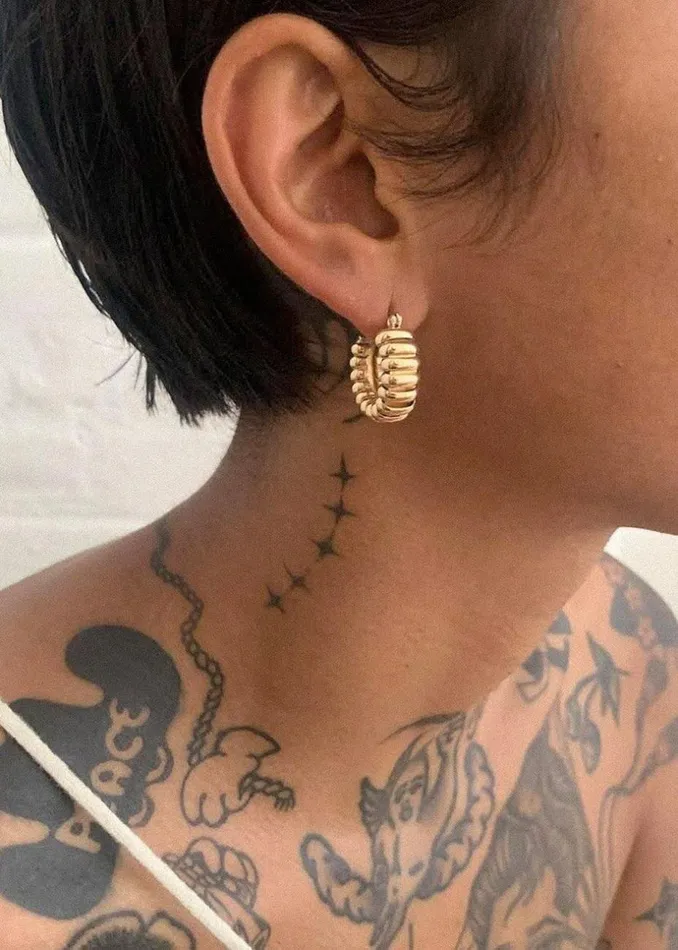 Women The Frankie Shop Accessories Laura Lombardi Mini Camilla Earrings Gold
