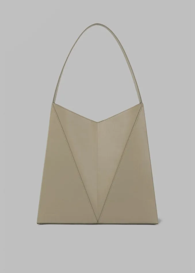 Women The Frankie Shop Accessories Low Classic Folded Cube Tote Bag Khaki