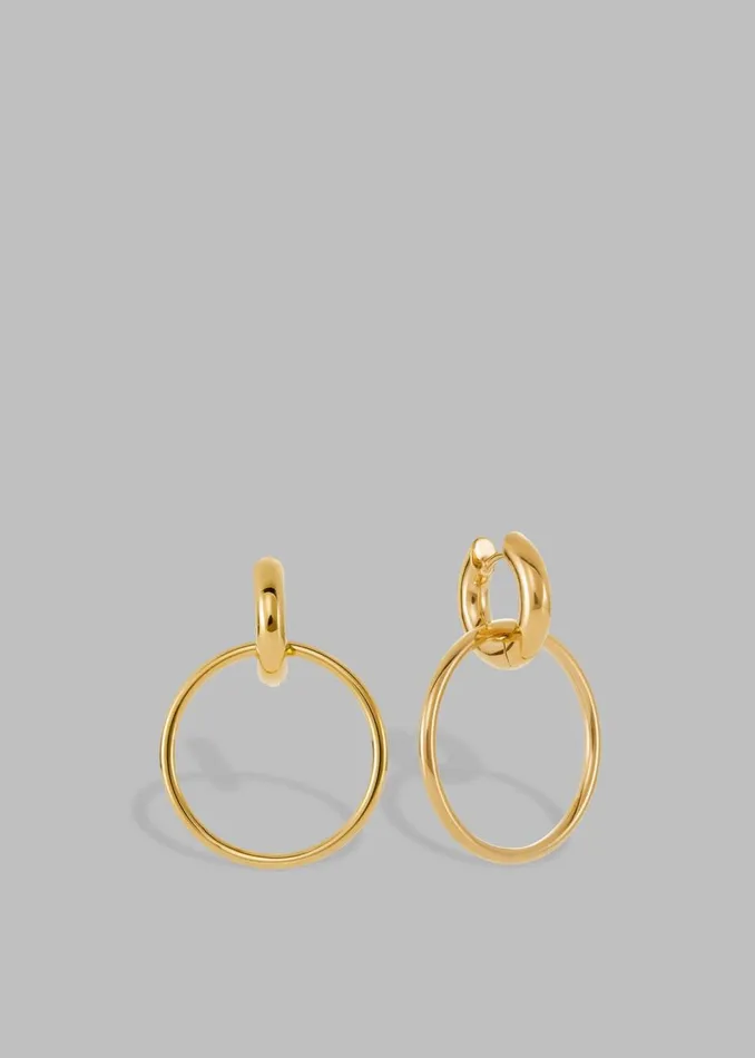Women The Frankie Shop Accessories Otiumberg San Raphael Hoops Gold