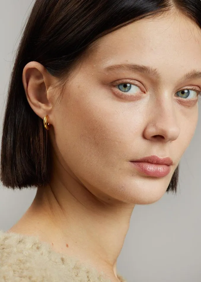 Women The Frankie Shop Accessories Otiumberg Small Chunky Hoops Gold