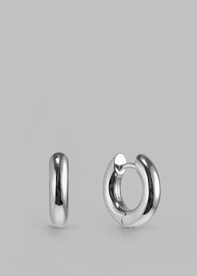 Women The Frankie Shop Accessories Otiumberg Small Chunky Hoops Sterling Silver Women The Frankie Shop Accessories Otiumberg Small Chunky Hoops Sterling Silver