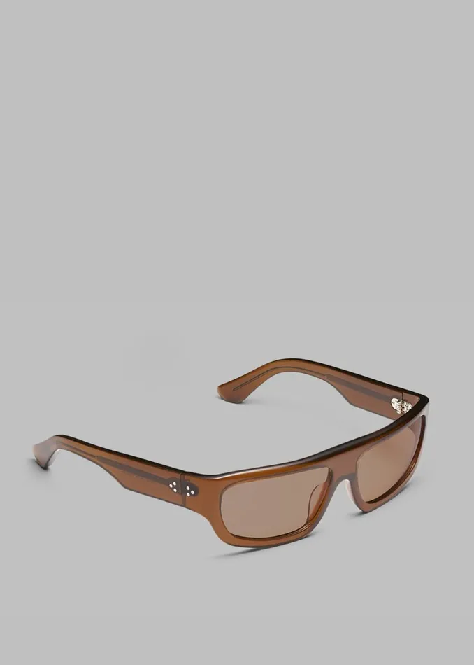 Women The Frankie Shop Accessories Port Tanger Bodi Sunglasses Bunaa Acetatetobacco Lens