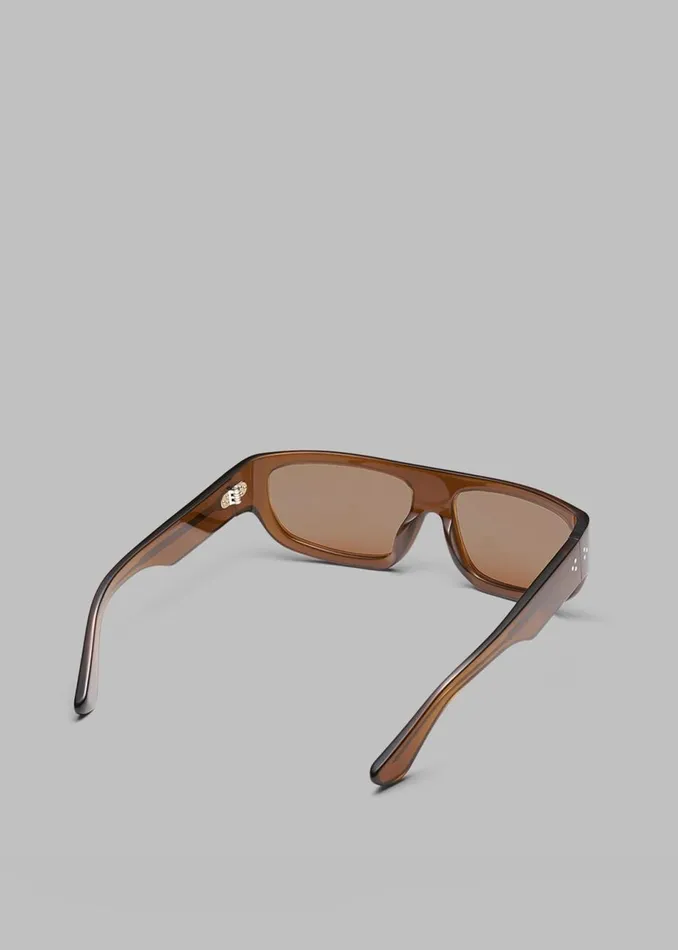 Women The Frankie Shop Accessories Port Tanger Bodi Sunglasses Bunaa Acetatetobacco Lens