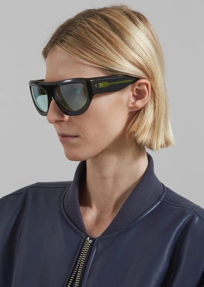Women The Frankie Shop Accessories Port Tanger Dost Sunglasses Cardamom Acetatelight Blue Lens