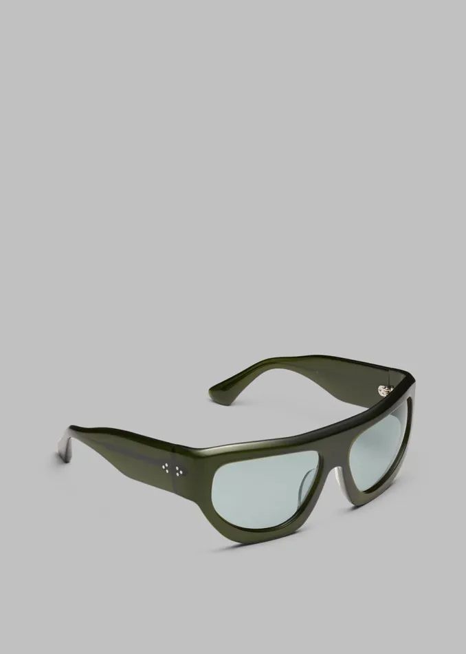 Women The Frankie Shop Accessories Port Tanger Dost Sunglasses Cardamom Acetatelight Blue Lens