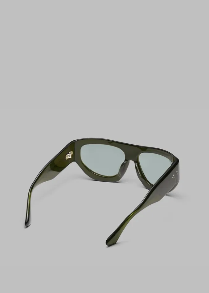Women The Frankie Shop Accessories Port Tanger Dost Sunglasses Cardamom Acetatelight Blue Lens
