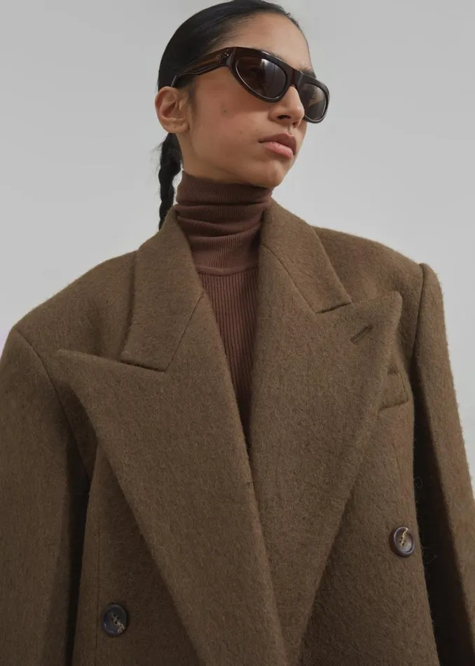 Women The Frankie Shop Accessories Port Tanger Malick Sunglasses Bunaa Acetatetobacco Lens