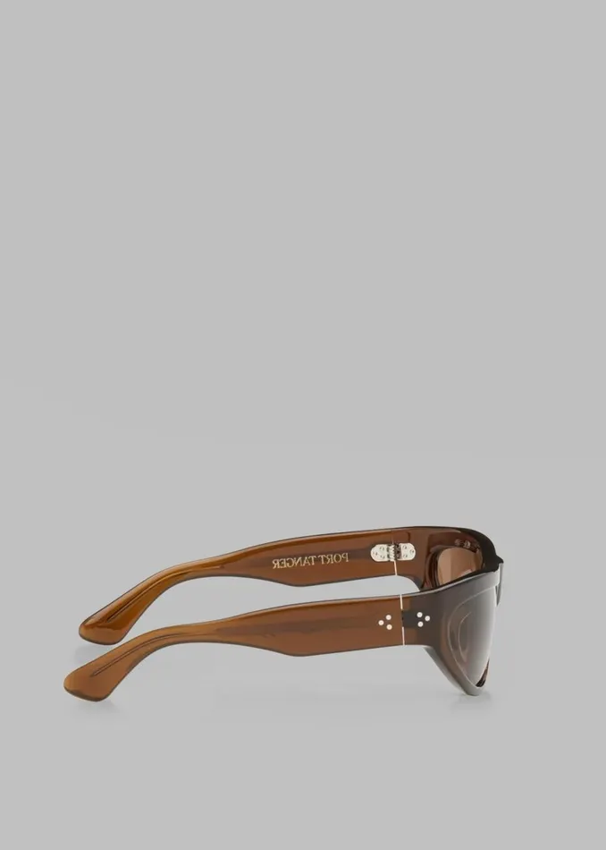 Women The Frankie Shop Accessories Port Tanger Malick Sunglasses Bunaa Acetatetobacco Lens