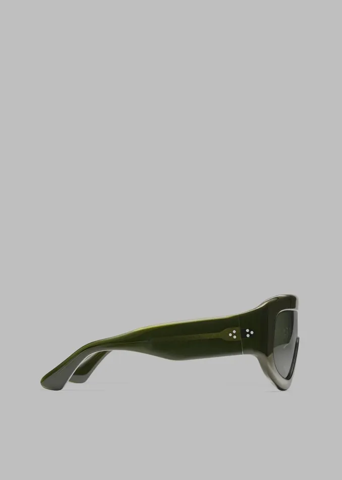 Women The Frankie Shop Accessories Port Tanger Saraa Sunglasses Cardamom Acetatedark Olive Lens