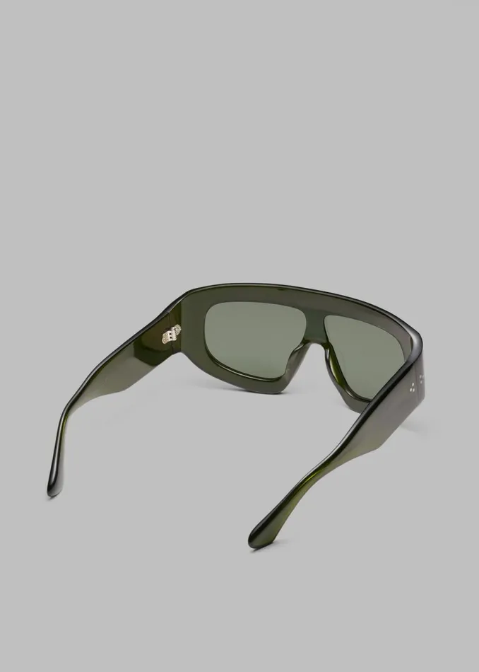 Women The Frankie Shop Accessories Port Tanger Saraa Sunglasses Cardamom Acetatedark Olive Lens