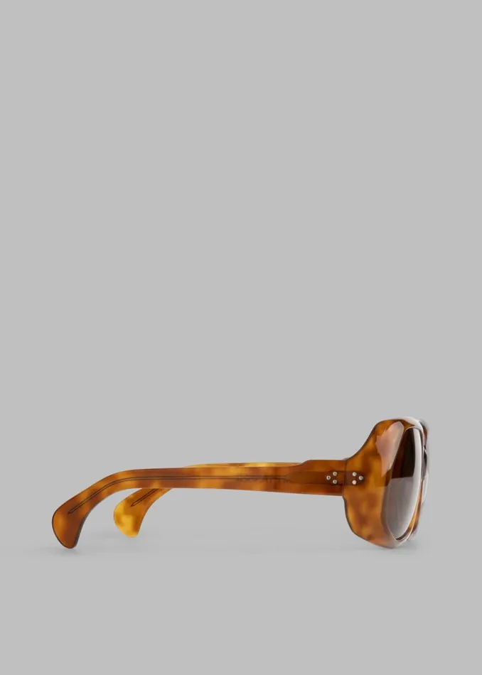 Women The Frankie Shop Accessories Port Tanger Yamina Sunglasses Oliban Acetate Tobacco Lens
