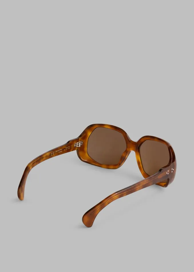 Women The Frankie Shop Accessories Port Tanger Yamina Sunglasses Oliban Acetate Tobacco Lens
