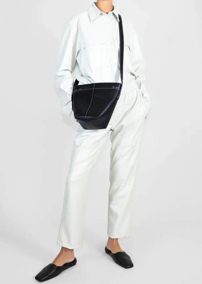 Women The Frankie Shop Accessories Proenza Schouler White Label Barrow Bucket Bag Black