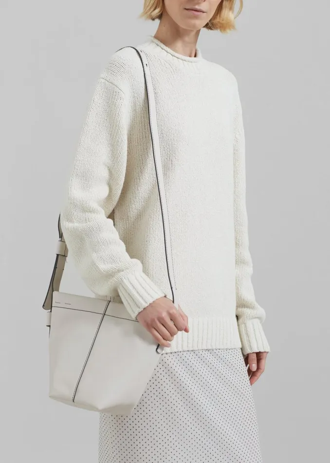Women The Frankie Shop Accessories Proenza Schouler White Label Barrow Bucket Bag Vanilla