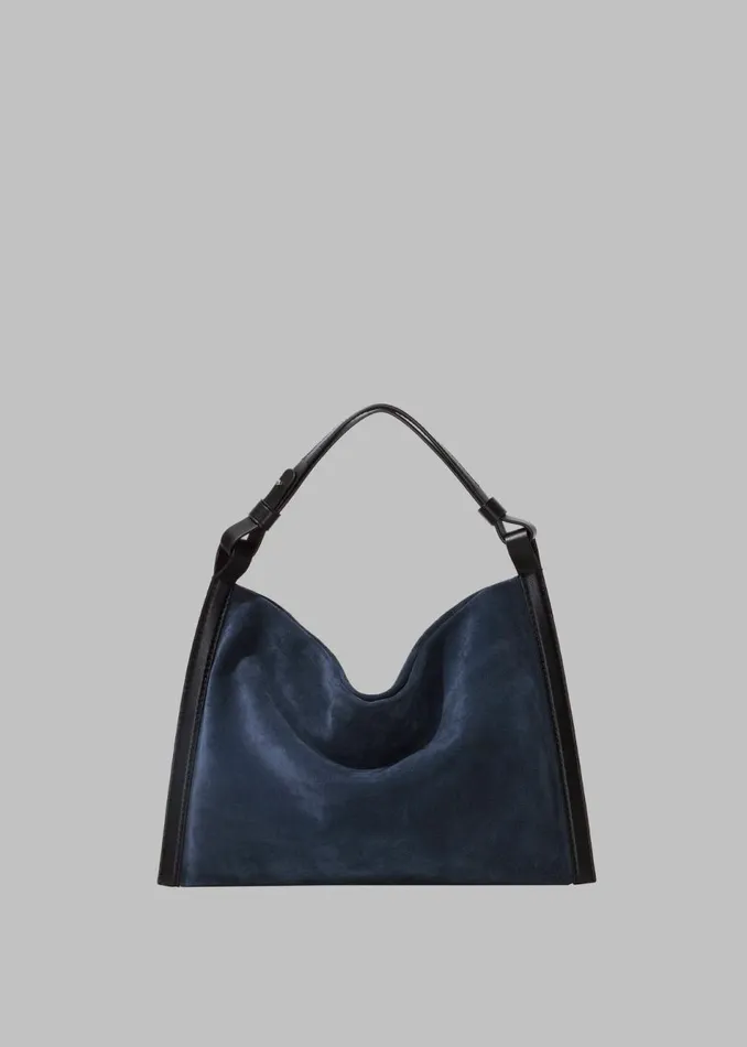 Women The Frankie Shop Accessories Proenza Schouler White Label Suede Minetta Bag Navyblack Women The Frankie Shop Accessories Proenza Schouler White Label Suede Minetta Bag Navyblack