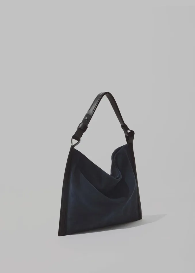 Women The Frankie Shop Accessories Proenza Schouler White Label Suede Minetta Bag Navyblack