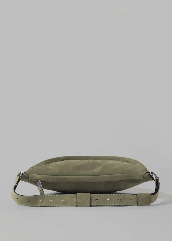 Women The Frankie Shop Accessories Proenza Schouler White Label Suede Stanton Sling Bag Bamboo