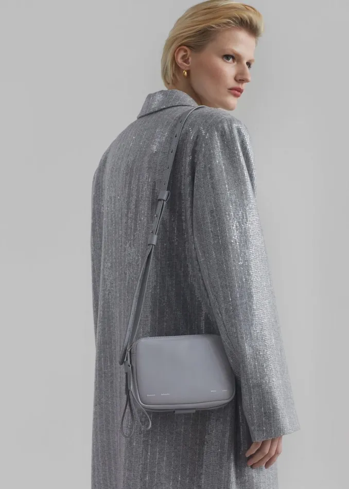 Women The Frankie Shop Accessories Proenza Schouler White Label Watts Leather Camera Bag Ash