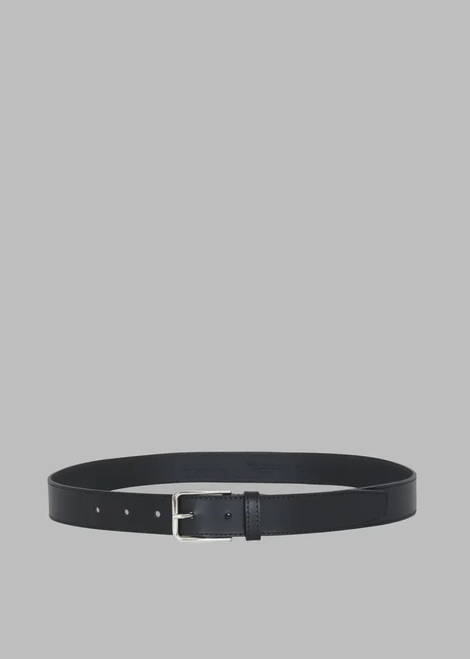 Women The Frankie Shop Accessories Toni Leather Belt Black