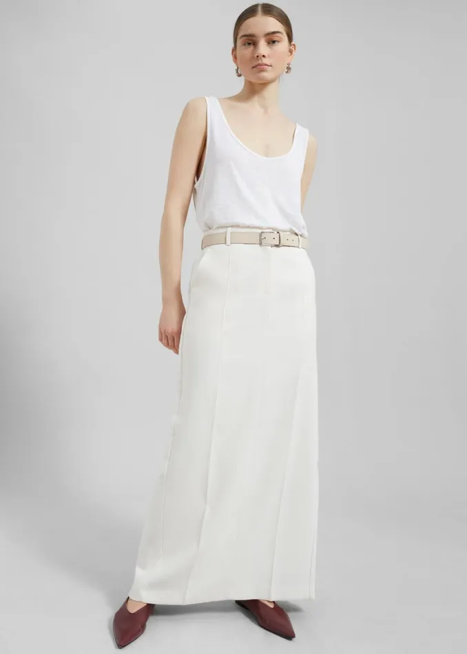 Women The Frankie Shop Accessories Toni Leather Belt Mastic