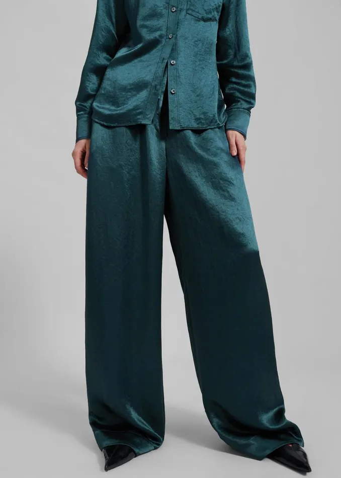 Women The Frankie Shop Bottoms 31 Phillip Lim Pajama Trousers Deep Ocean