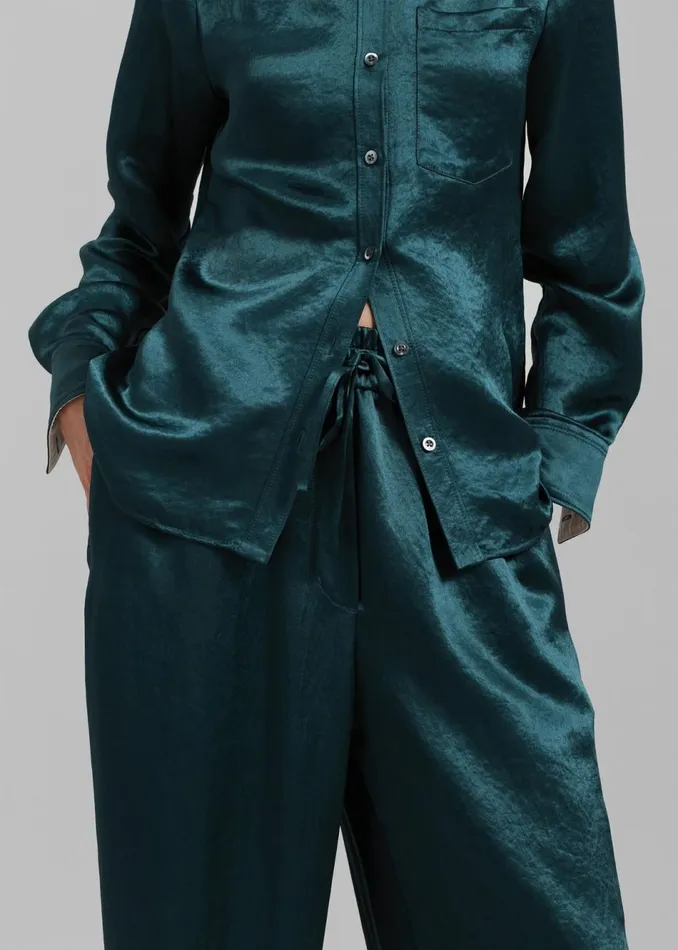 Women The Frankie Shop Bottoms 31 Phillip Lim Pajama Trousers Deep Ocean