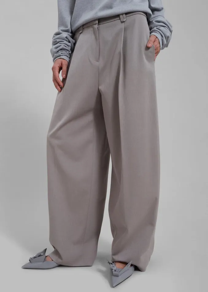 Women The Frankie Shop Bottoms Adair Trousers Grey