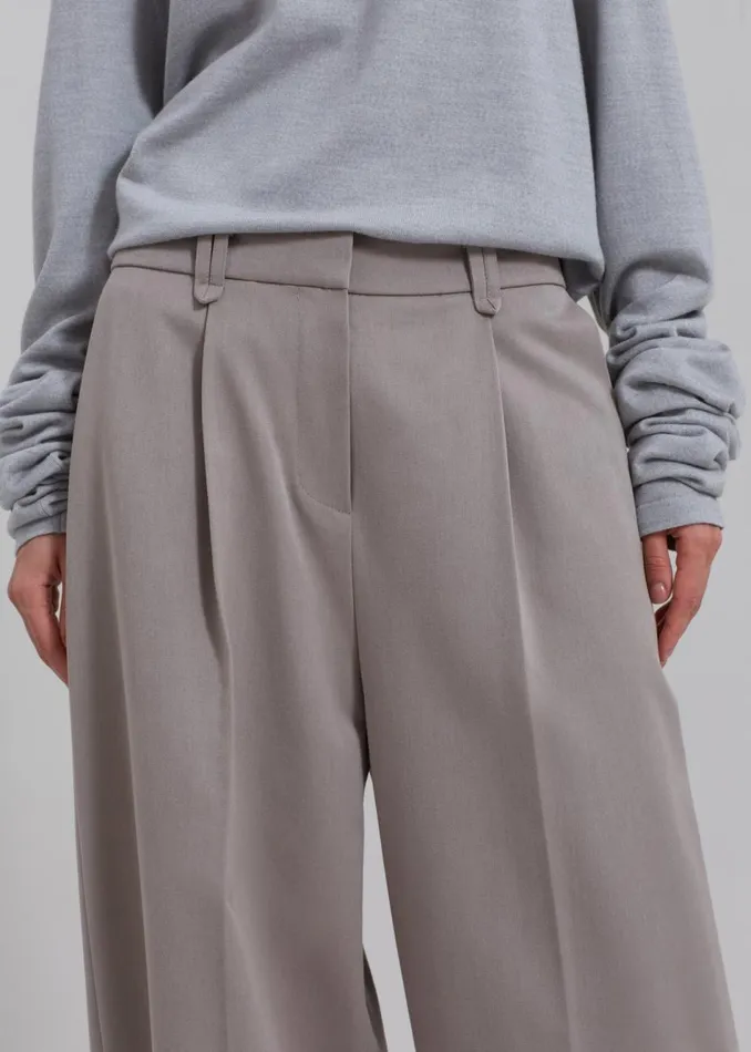 Women The Frankie Shop Bottoms Adair Trousers Grey