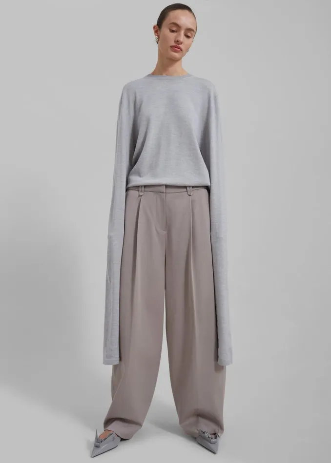 Women The Frankie Shop Bottoms Adair Trousers Grey