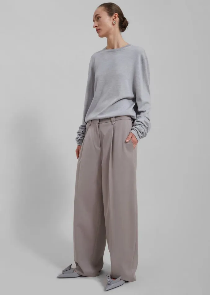 Women The Frankie Shop Bottoms Adair Trousers Grey