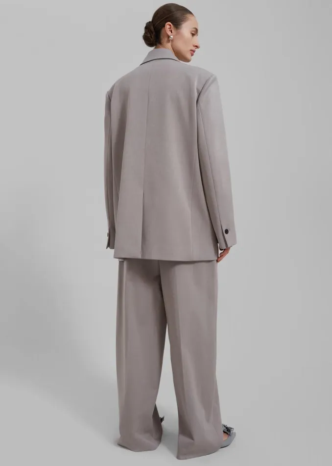 Women The Frankie Shop Bottoms Adair Trousers Grey